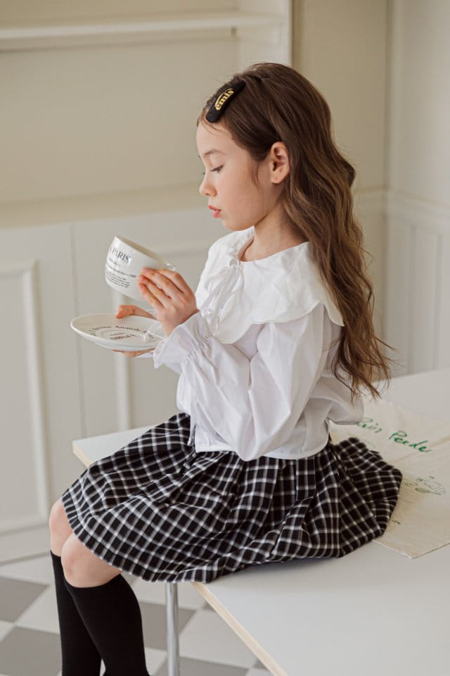 Berry Berry - Korean Children Fashion - #kidsshorts - Gogo Check Skirt - 5