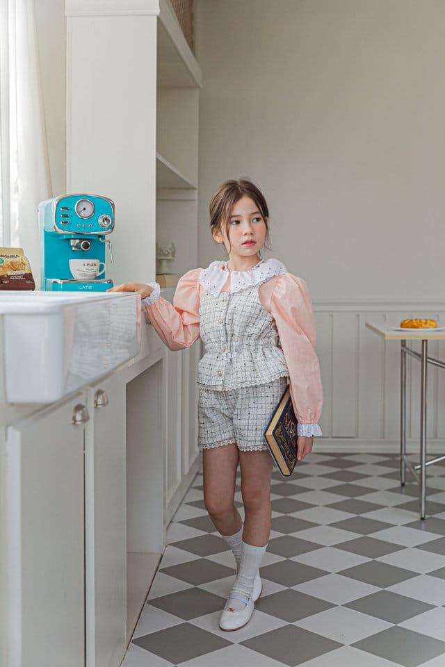 Berry Berry - Korean Children Fashion - #kidsstore - Twid Top Bottom Set - 10