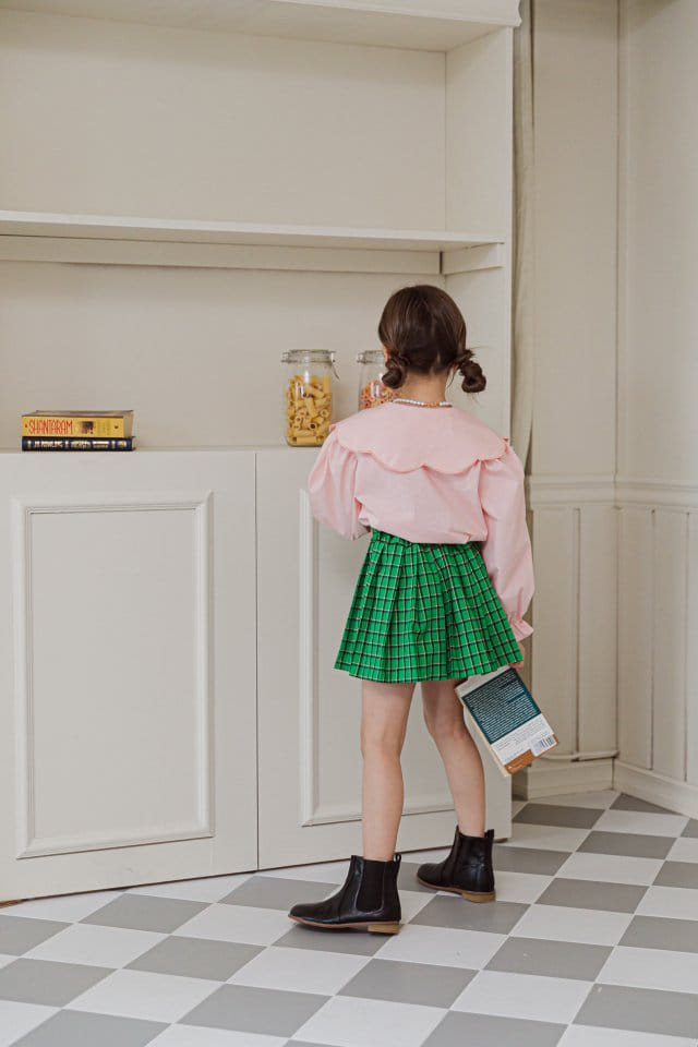 Berry Berry - Korean Children Fashion - #kidsstore - Gogo Check Skirt - 6