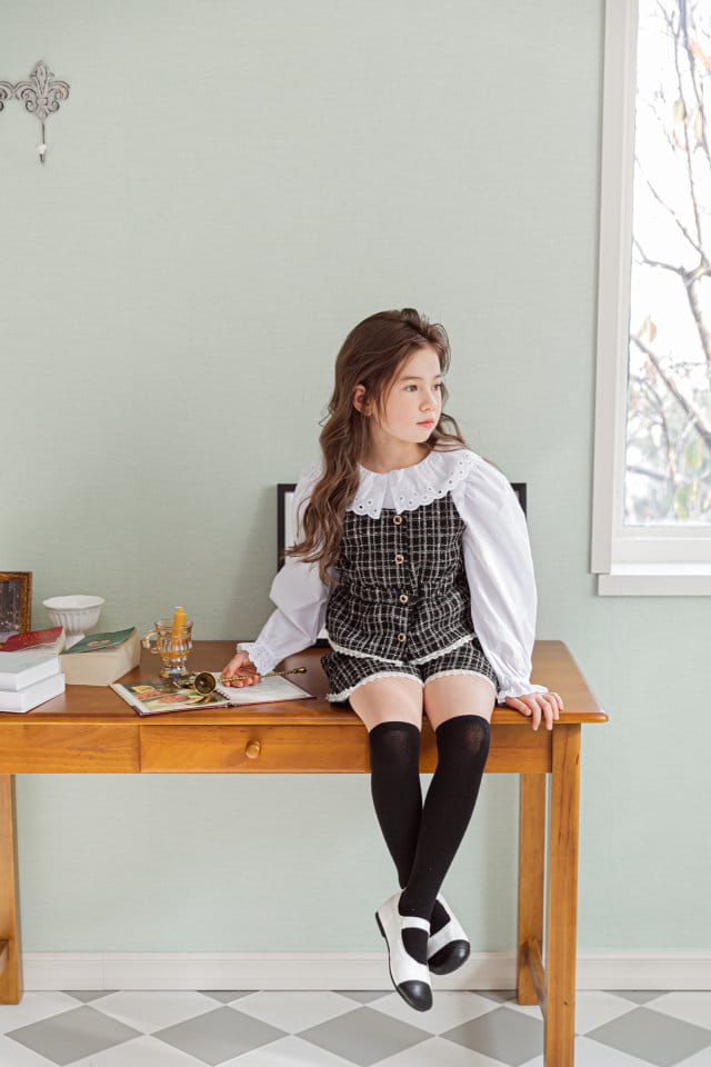 Berry Berry - Korean Children Fashion - #kidzfashiontrend - Twid Top Bottom Set - 11