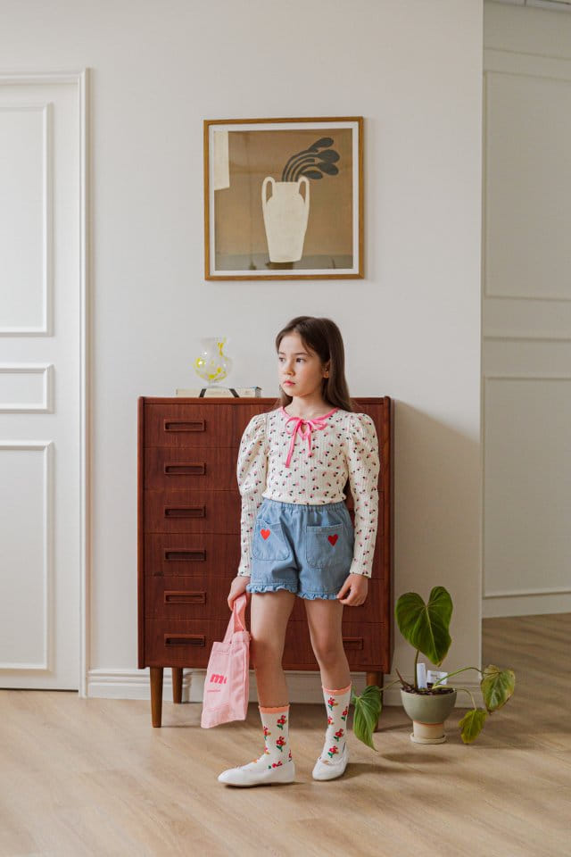 Berry Berry - Korean Children Fashion - #kidzfashiontrend - Dong Beak Flower Tee - 9