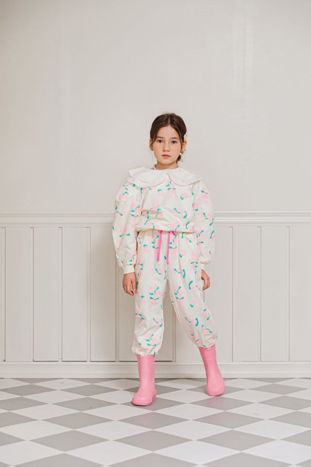 Berry Berry - Korean Children Fashion - #kidzfashiontrend - Bouquet Top Bottom Set - 5