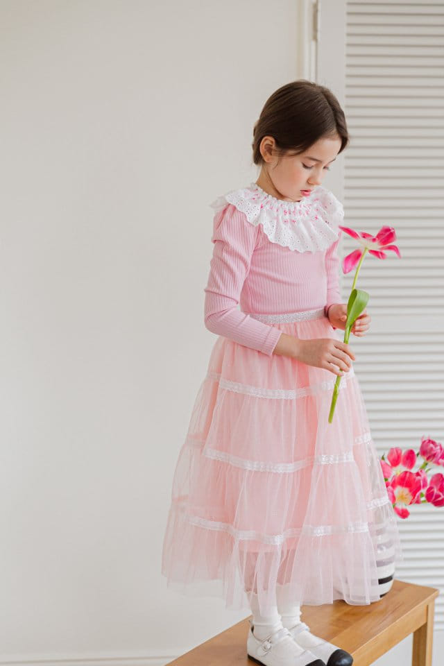 Berry Berry - Korean Children Fashion - #littlefashionista - Pu Cancan Skirt