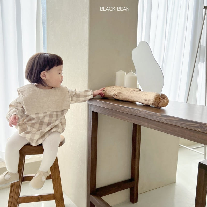 Black Bean - Korean Baby Fashion - #babyboutique - Bebe Natural Bodysuit - 2