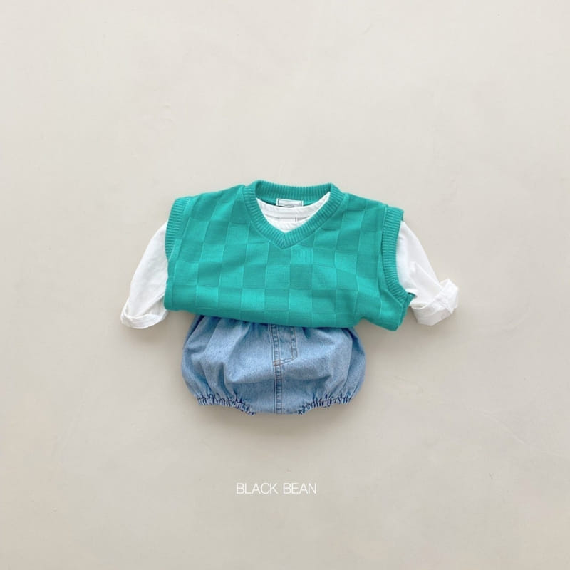 Black Bean - Korean Baby Fashion - #babyboutiqueclothing - Bebe Chess Vest - 6