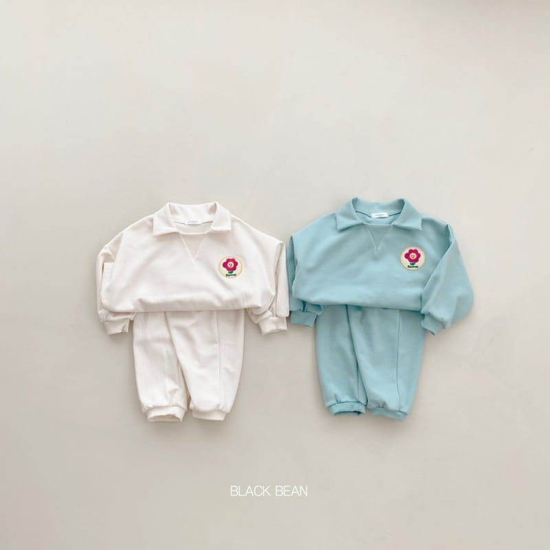 Black Bean - Korean Baby Fashion - #babyclothing - Bebe Blooming Top Bottom SEt - 10