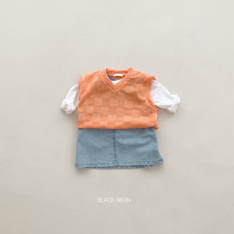 Black Bean - Korean Baby Fashion - #babyclothing - Bebe Chess Vest - 7