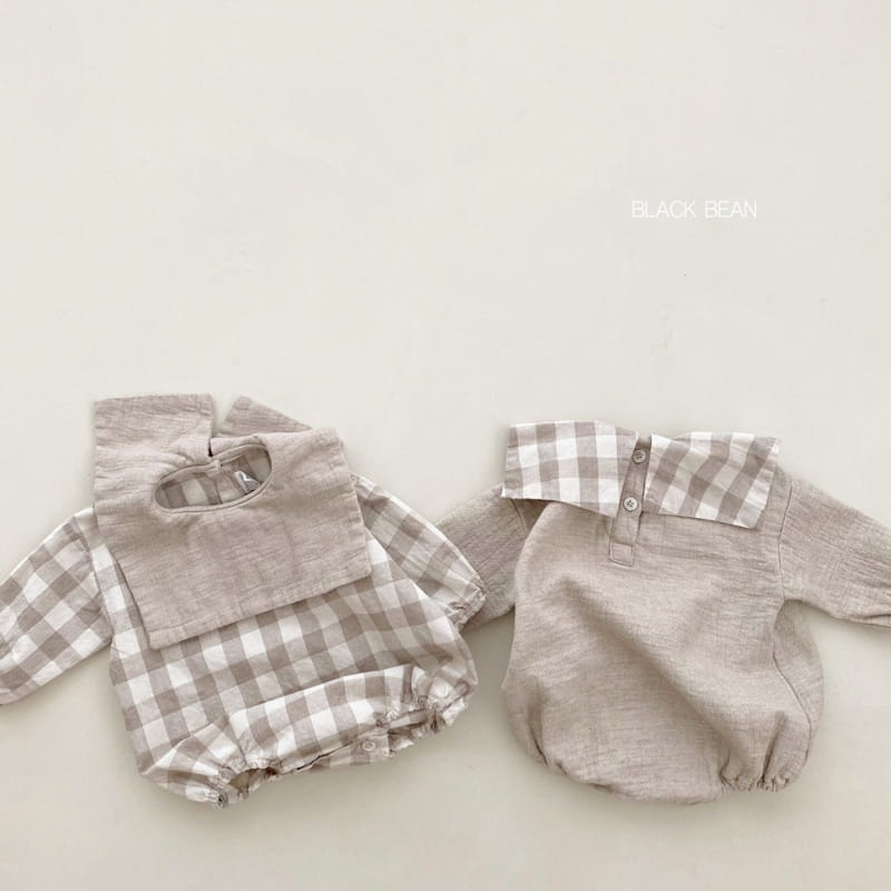 Black Bean - Korean Baby Fashion - #babyfever - Bebe Natural Bodysuit - 7