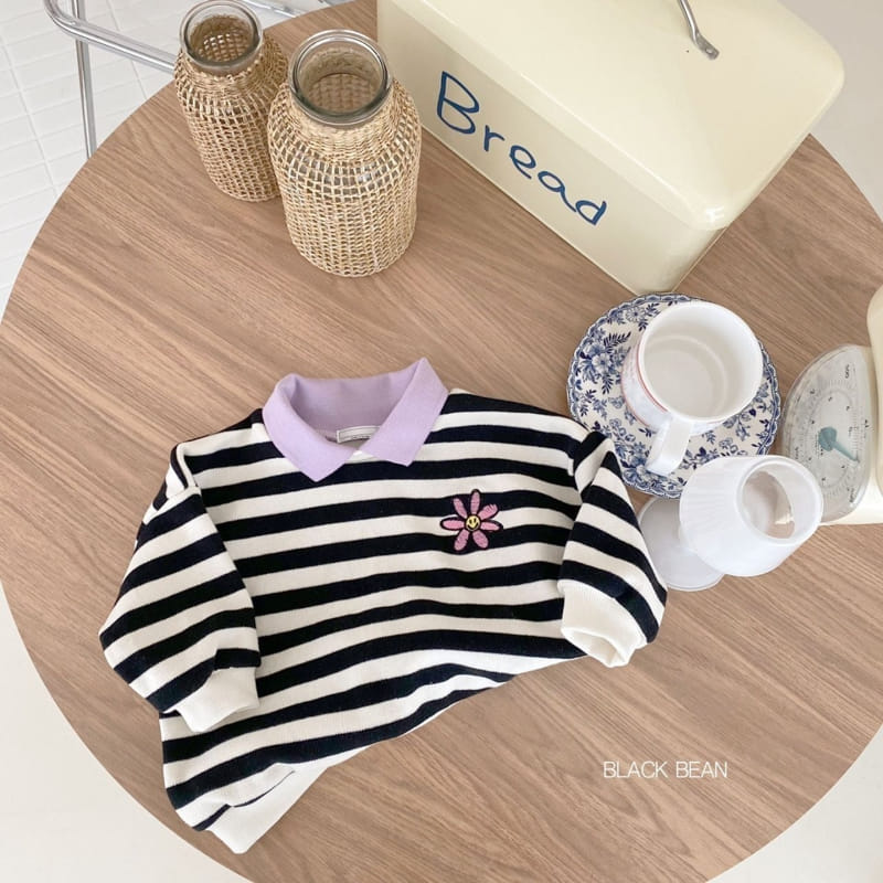 Black Bean - Korean Baby Fashion - #babyootd - Bebe Crayon Bebe Sweatshirt - 5