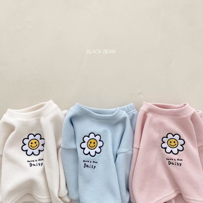 Black Bean - Korean Baby Fashion - #babyoutfit - Bebe Nice Bebe Top Bottom Set - 7