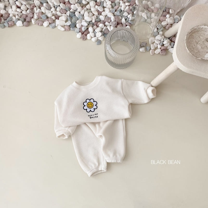 Black Bean - Korean Baby Fashion - #babyoutfit - Bebe Nice Bebe Top Bottom Set - 8