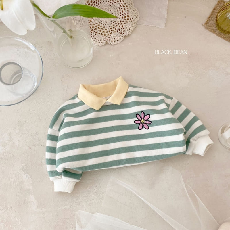 Black Bean - Korean Baby Fashion - #babyoutfit - Bebe Crayon Bebe Sweatshirt - 6