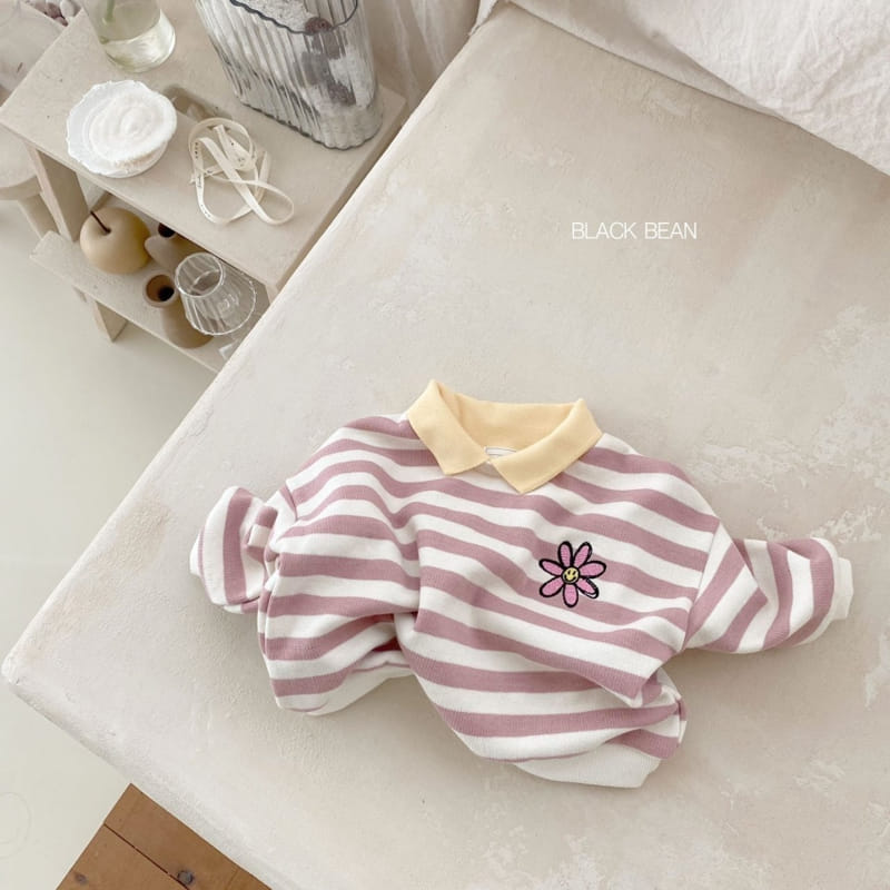 Black Bean - Korean Baby Fashion - #babyoutfit - Bebe Crayon Bebe Sweatshirt - 7