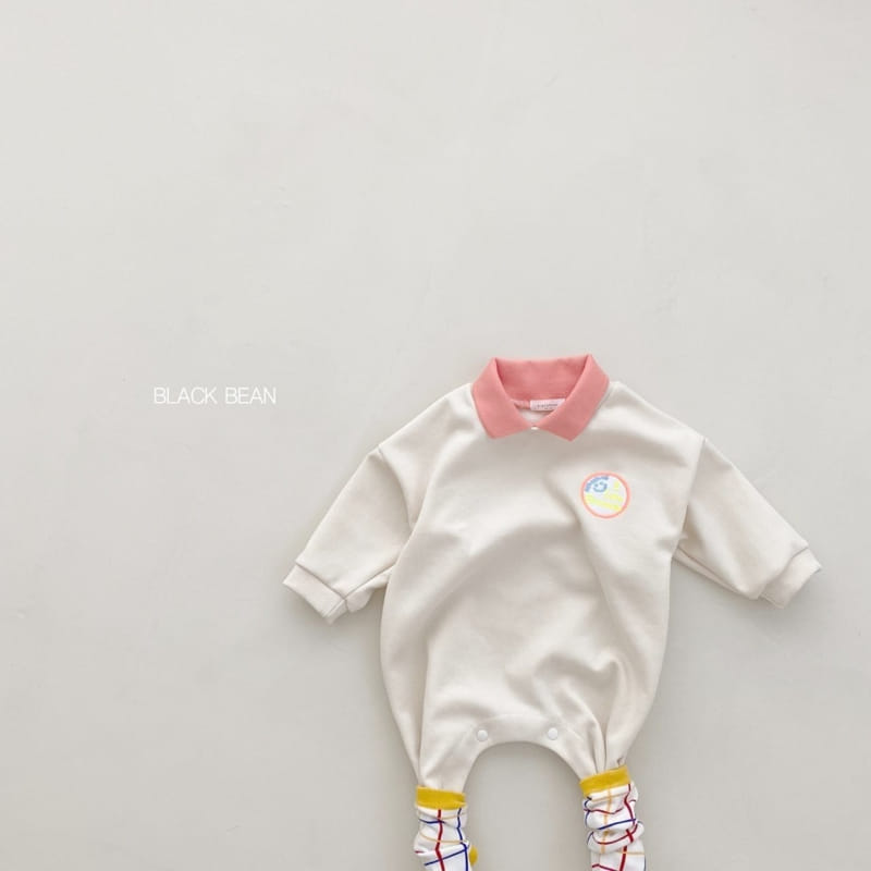 Black Bean - Korean Baby Fashion - #babyoutfit - Bebe Castela Collar Bodysuit - 5