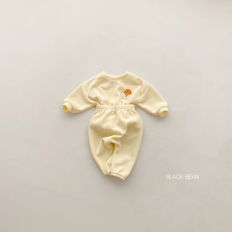 Black Bean - Korean Baby Fashion - #babywear - Bebe Real Bebe Top Bottom Set - 6