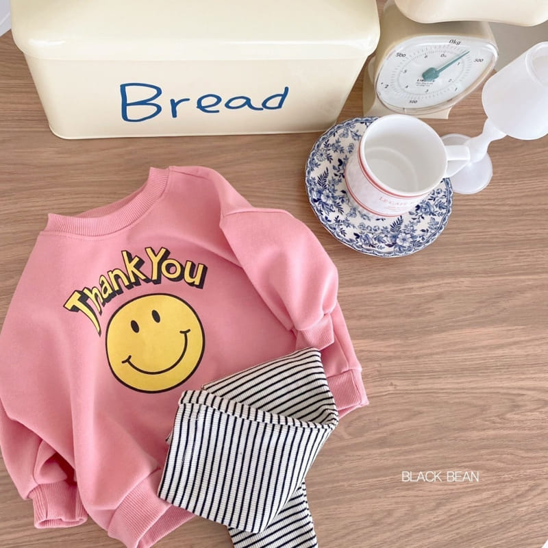 Black Bean - Korean Baby Fashion - #babywear - Bebe Thanks Bebe Top Bottom Set - 5