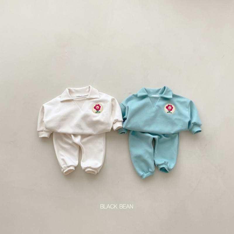 Black Bean - Korean Baby Fashion - #onlinebabyboutique - Bebe Blooming Top Bottom SEt - 5
