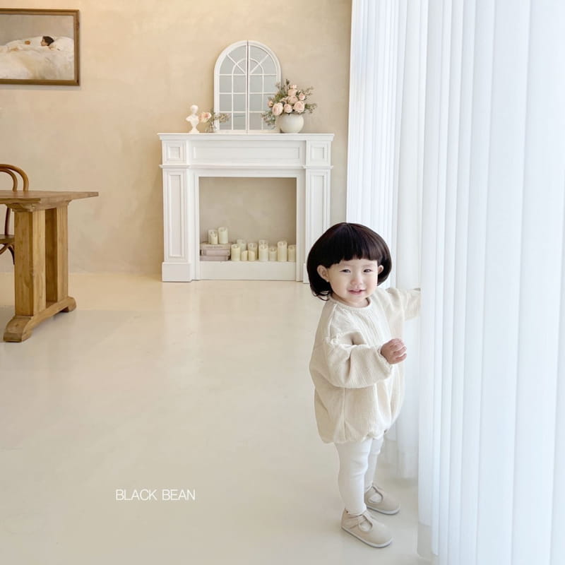 Black Bean - Korean Baby Fashion - #babywear - Twill Bodysuit - 4