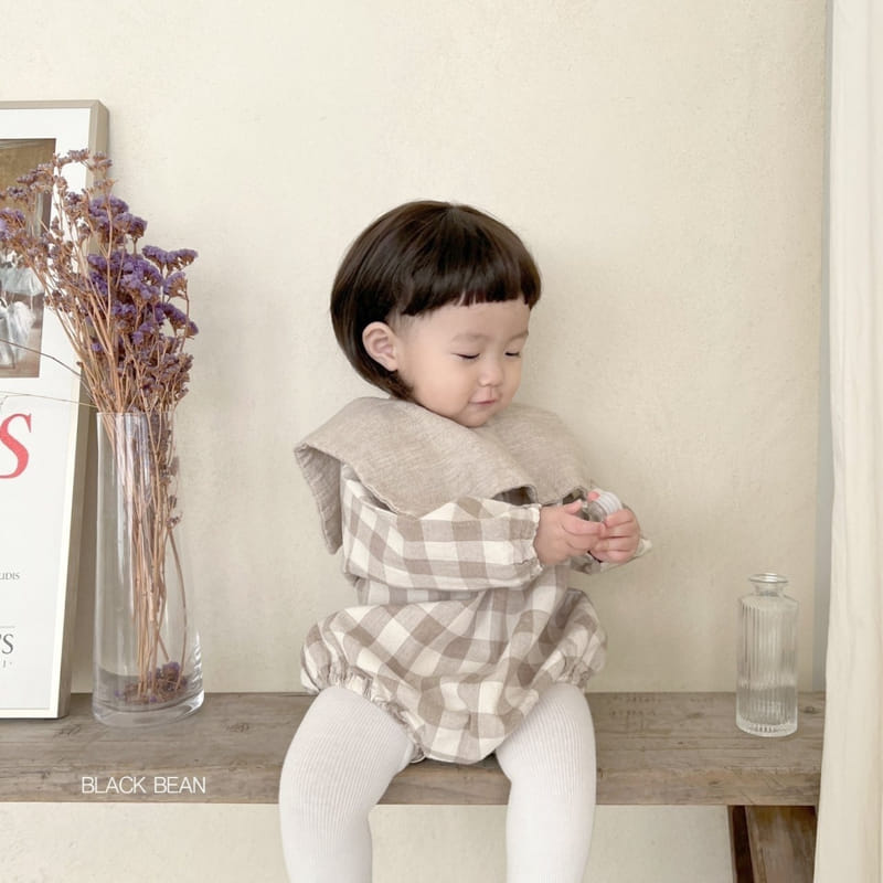 Black Bean - Korean Baby Fashion - #onlinebabyshop - Bebe Natural Bodysuit