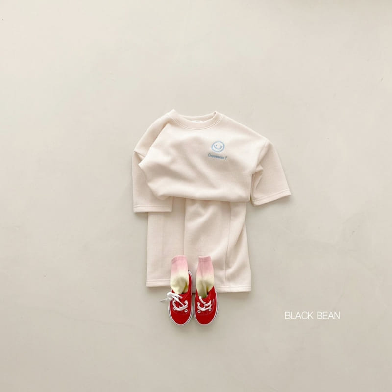 Black Bean - Korean Children Fashion - #kidzfashiontrend - Cheese Top Bottom Set - 4