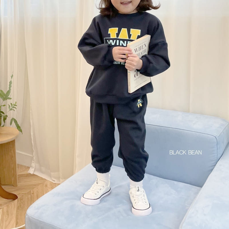 Black Bean - Korean Children Fashion - #childofig - Dubble U Top Bottom Set - 8