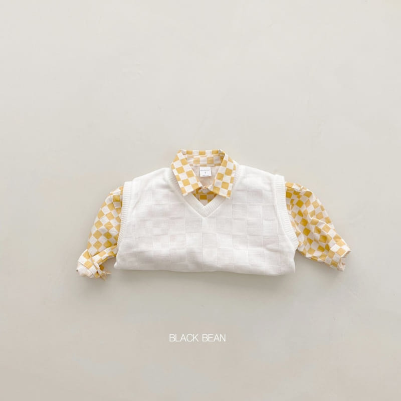 Black Bean - Korean Children Fashion - #childofig - Checker Shirt - 4