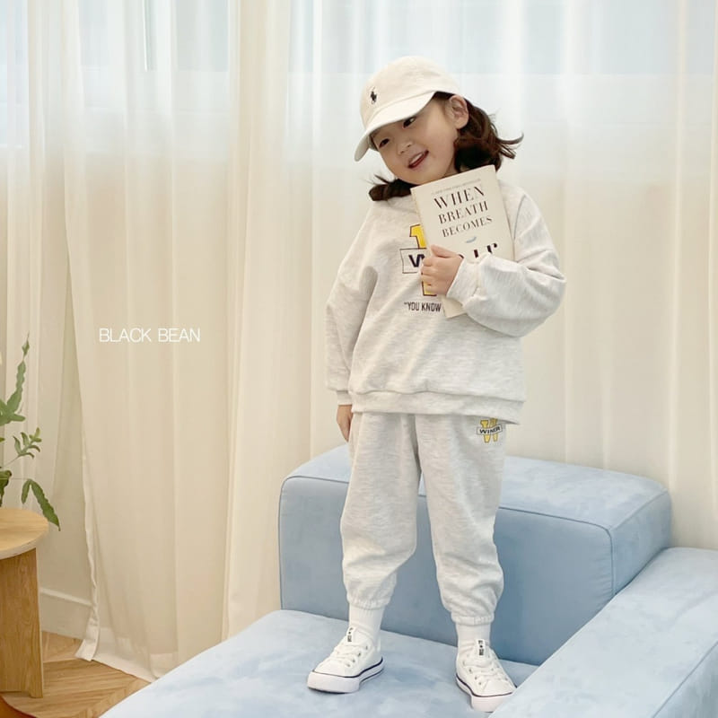 Black Bean - Korean Children Fashion - #designkidswear - Dubble U Top Bottom Set - 10