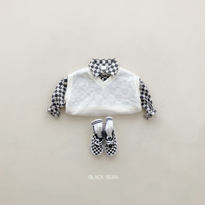 Black Bean - Korean Children Fashion - #kidsstore - Chess Vest - 5