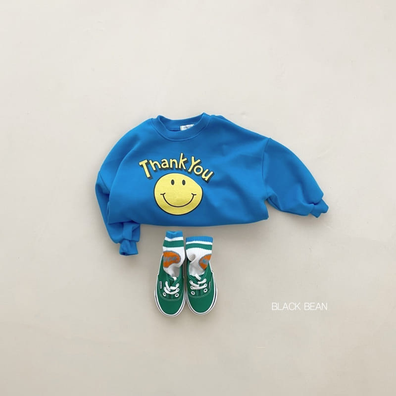 Black Bean - Korean Children Fashion - #kidsshorts - Thanks Sweatshirt - 4