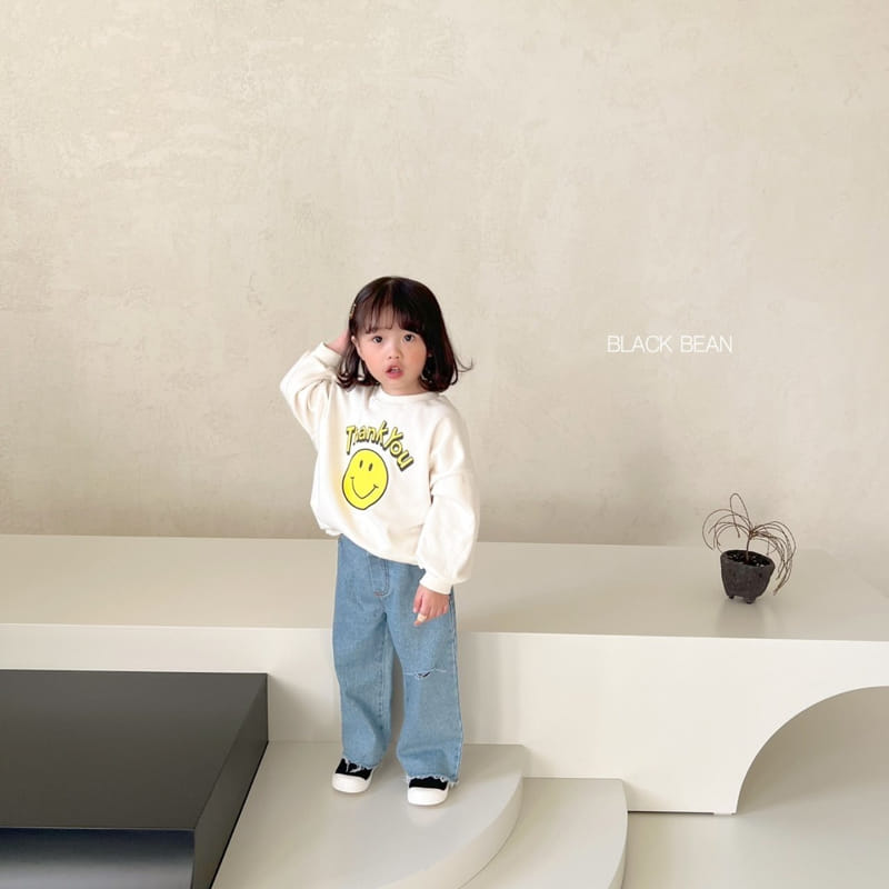 Black Bean - Korean Children Fashion - #magicofchildhood - Thanks Sweatshirt - 8