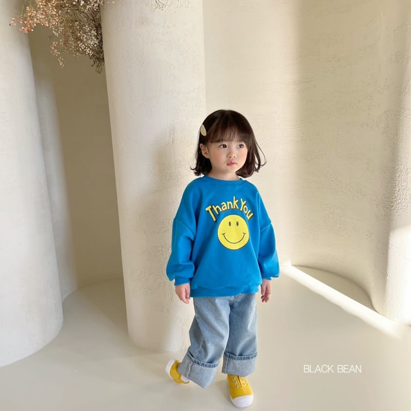 Black Bean - Korean Children Fashion - #minifashionista - Thanks Sweatshirt - 9