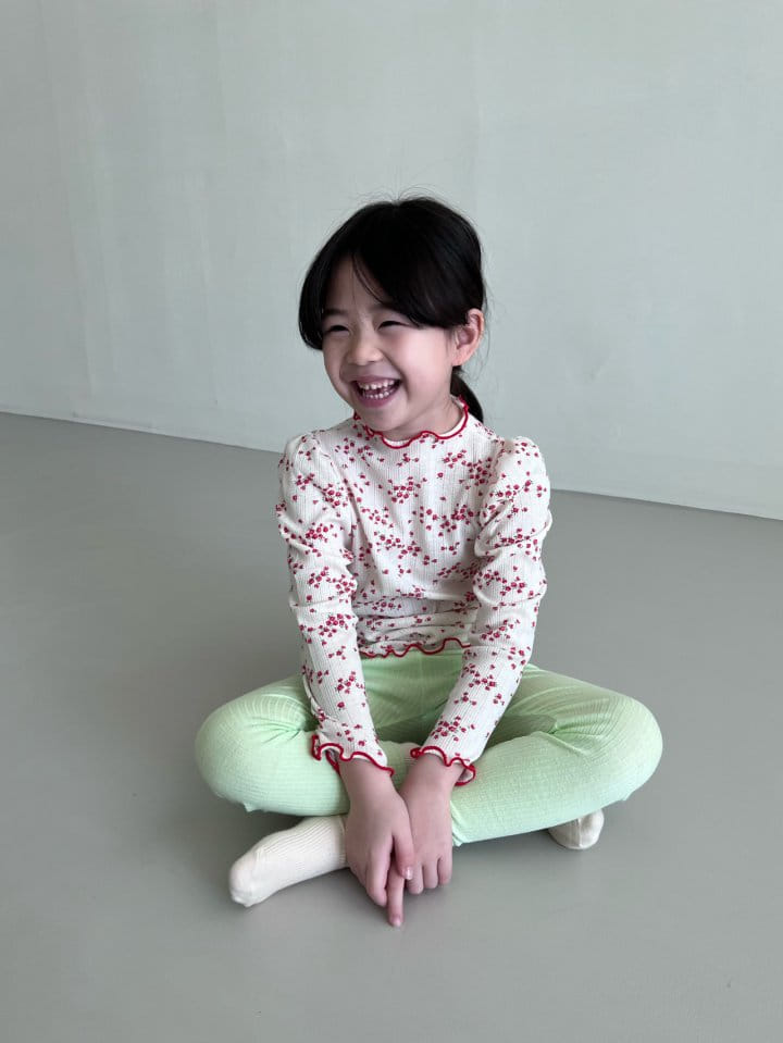 Bon Bon Butik - Korean Children Fashion - #designkidswear - Floral Tee - 8