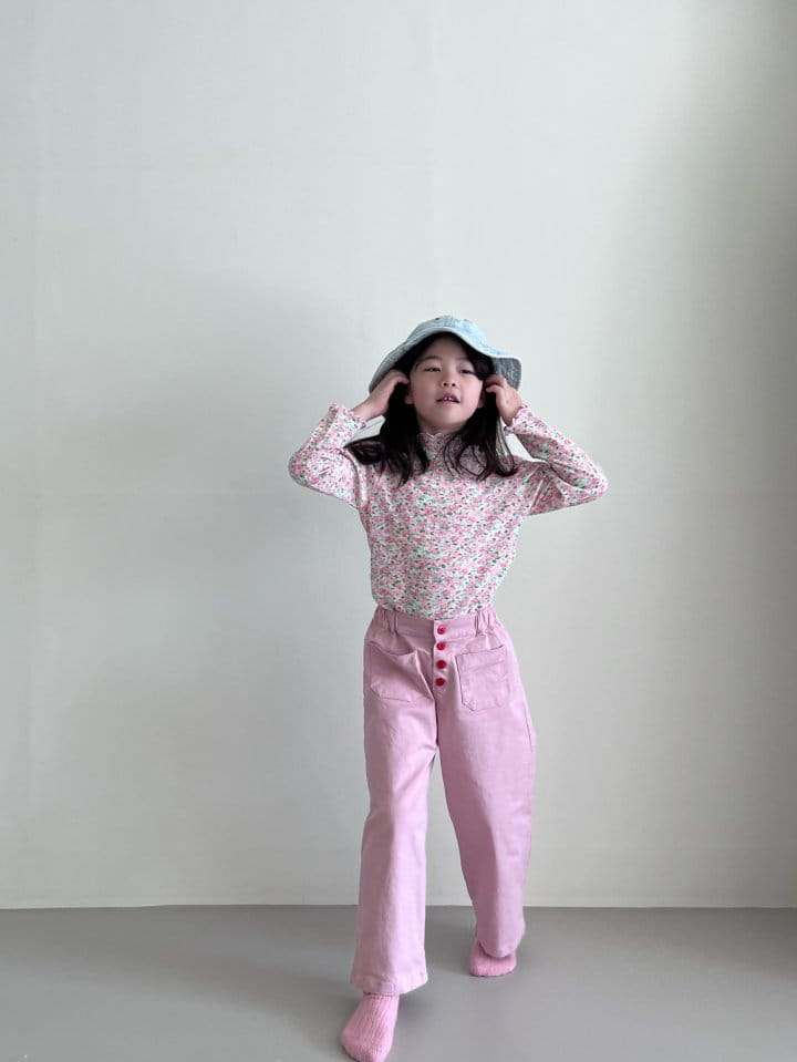 Bon Bon Butik - Korean Children Fashion - #todddlerfashion - Floral Tee - 3