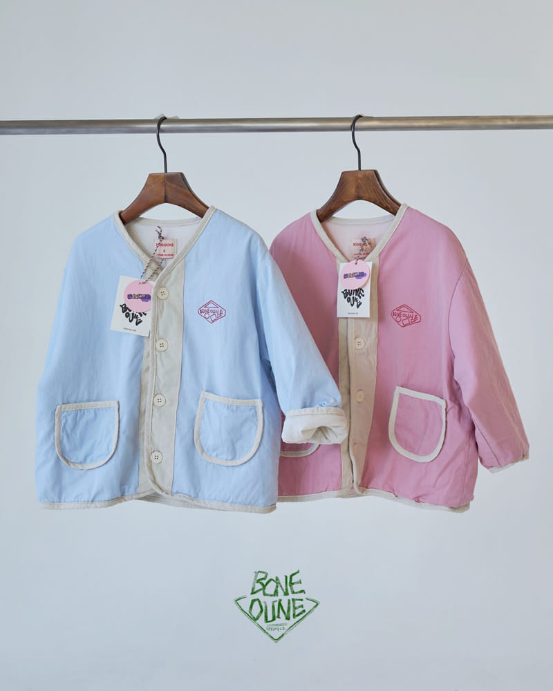 Boneoune - Korean Children Fashion - #childofig - Two Tone Jacket