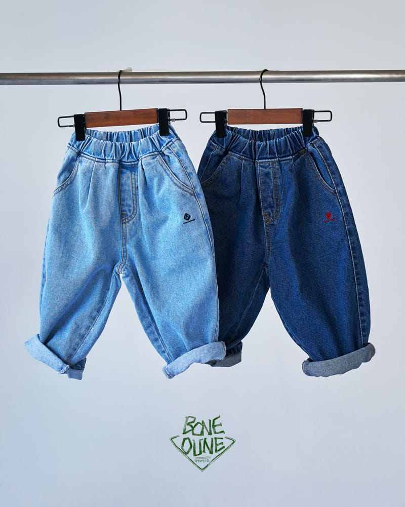 Boneoune - Korean Children Fashion - #childrensboutique - Bone Side Jeans - 2