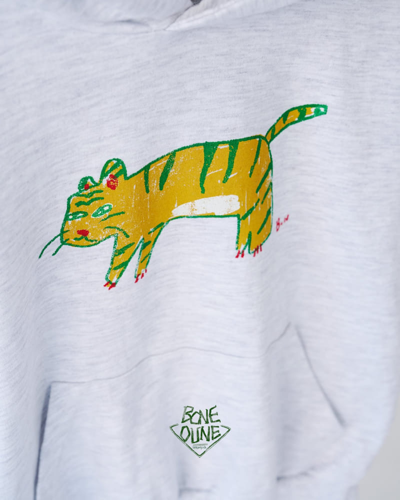 Boneoune - Korean Children Fashion - #discoveringself - Green Tiger Hoody - 2
