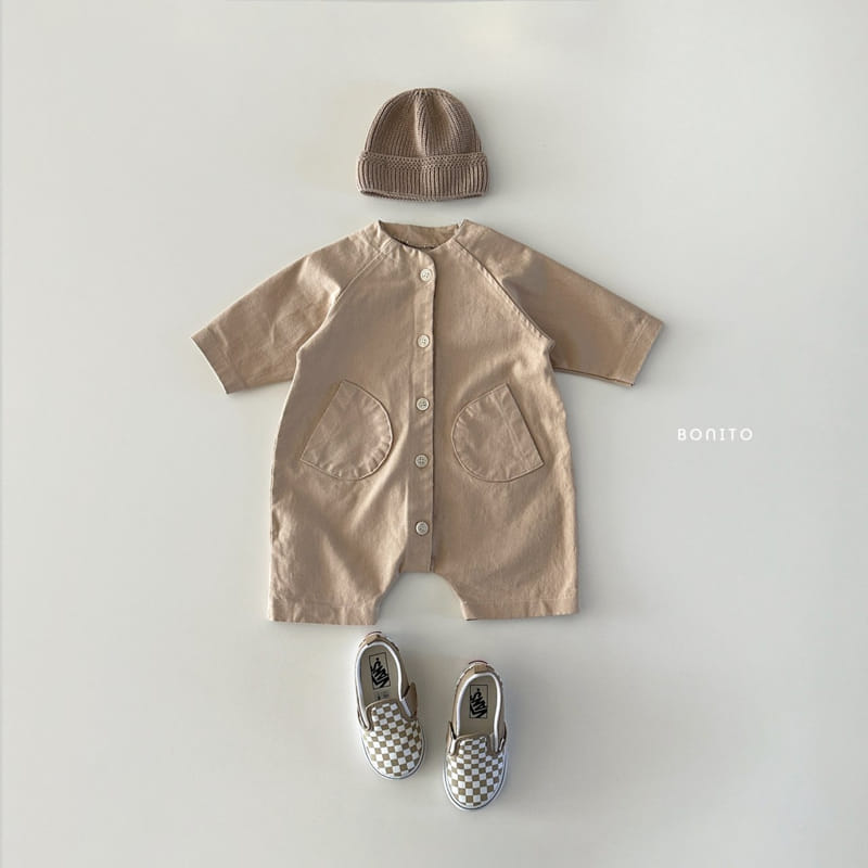 Bonito - Korean Baby Fashion - #babyboutique - Two Pocket Bodysuit - 6