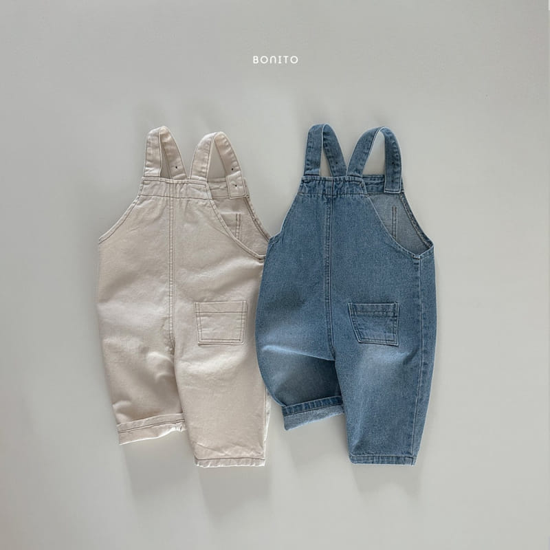 Bonito - Korean Baby Fashion - #babyboutique - Denim Dungarees - 2