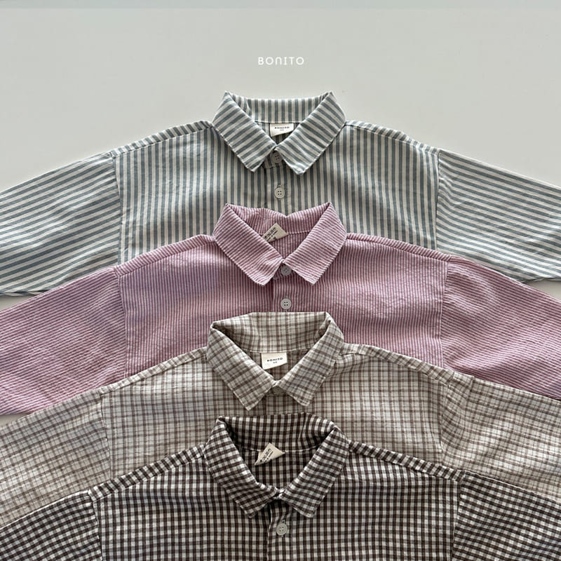 Bonito - Korean Baby Fashion - #babyboutiqueclothing - Series Check Shirt - 2