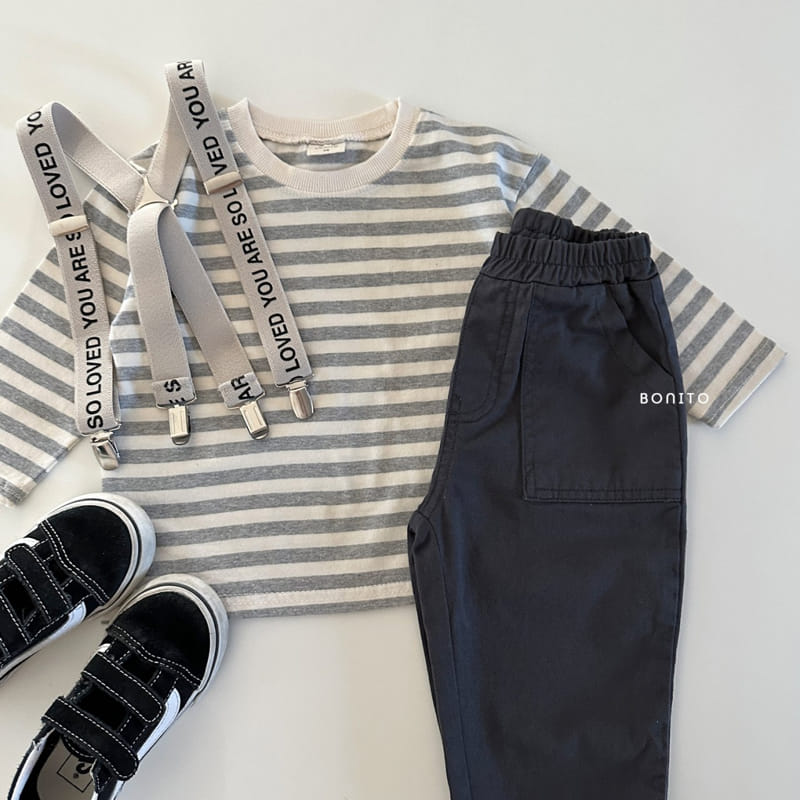 Bonito - Korean Baby Fashion - #babyboutiqueclothing - Stripes Sticky Tee - 9