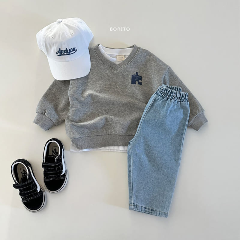 Bonito - Korean Baby Fashion - #babyboutiqueclothing - Puzzle Sweatshirt - 7
