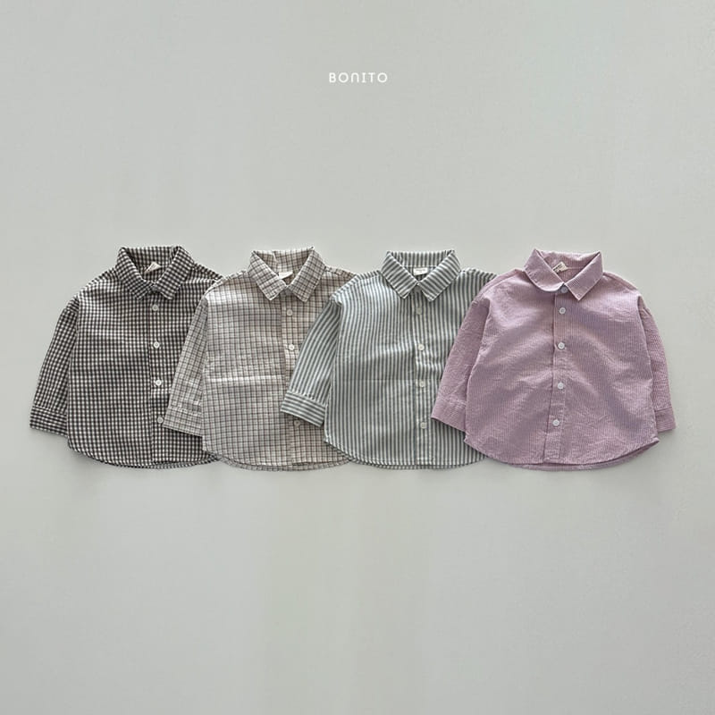 Bonito - Korean Baby Fashion - #babyclothing - Series Check Shirt - 3