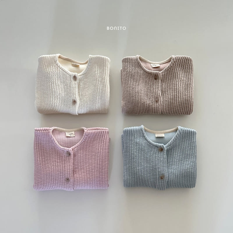 Bonito - Korean Baby Fashion - #babyfashion - Rib Knit Cardigan - 5