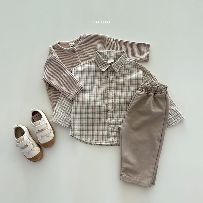 Bonito - Korean Baby Fashion - #babyclothing - Series Check Shirt - 4