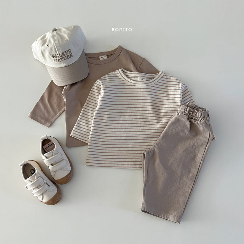 Bonito - Korean Baby Fashion - #babyfashion - 1+1 Base Tee - 4