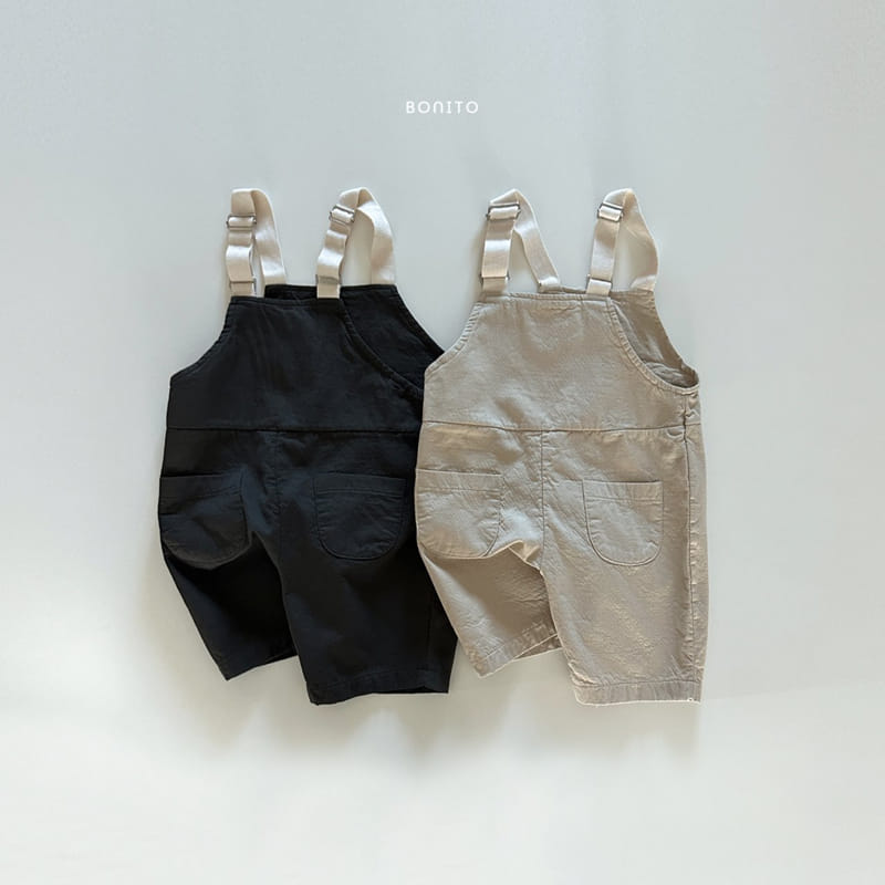Bonito - Korean Baby Fashion - #babyfever - Tape Dungarres Pants