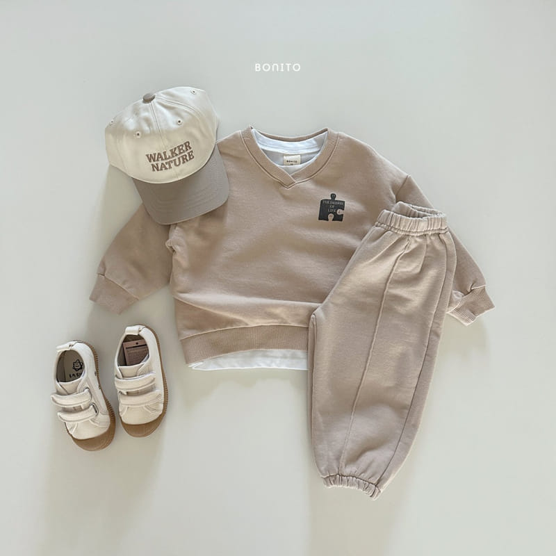 Bonito - Korean Baby Fashion - #babygirlfashion - Puzzle Sweatshirt - 11