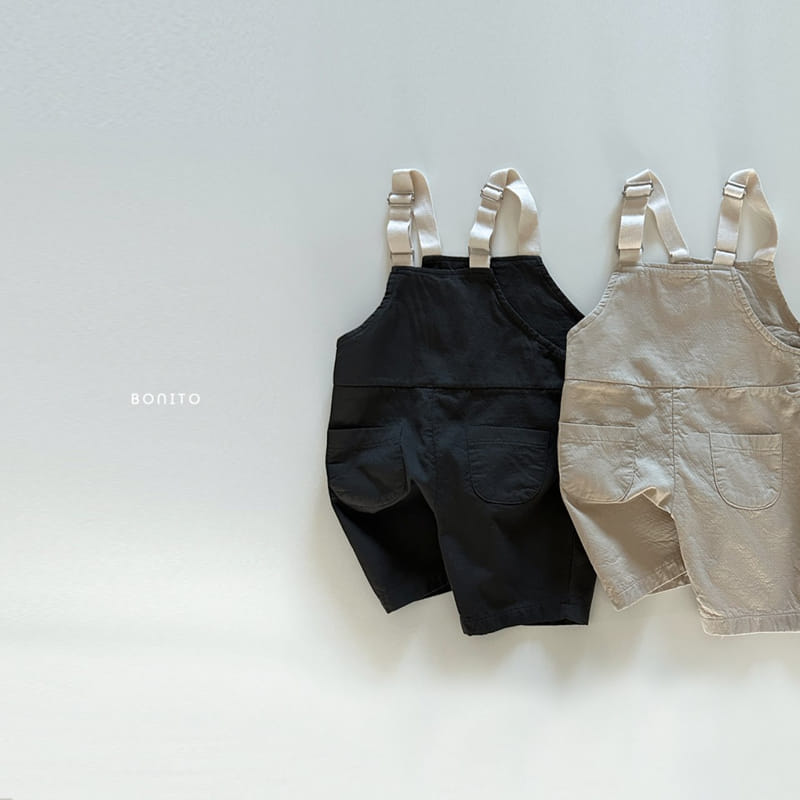 Bonito - Korean Baby Fashion - #babygirlfashion - Tape Dungarres Pants - 2