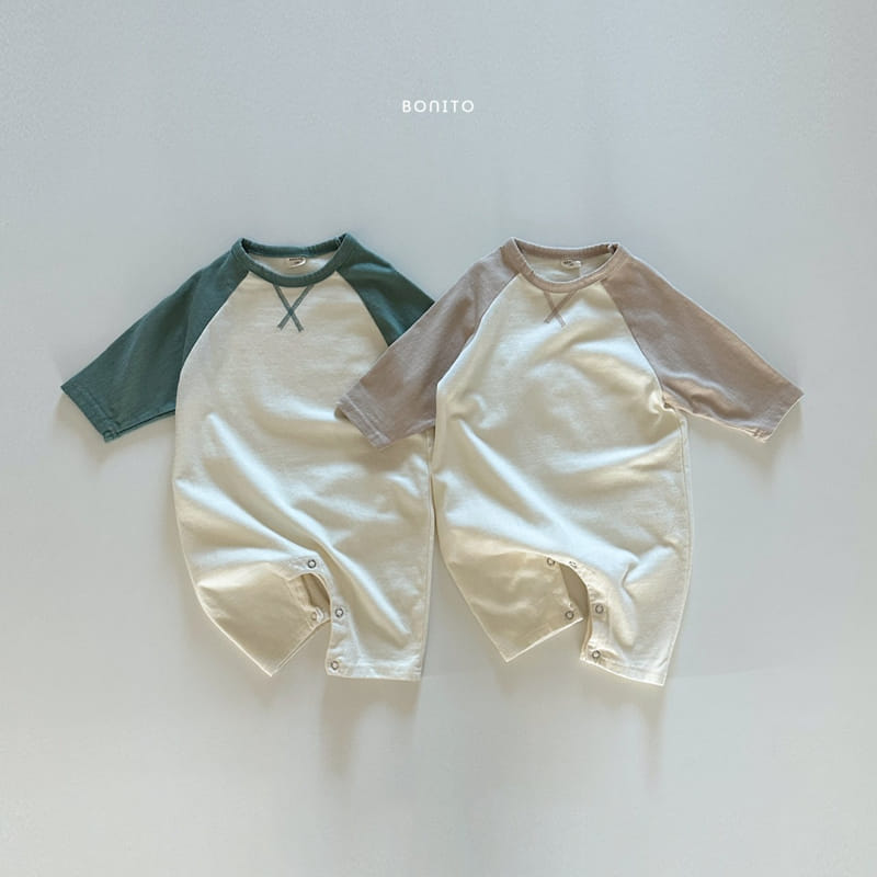 Bonito - Korean Baby Fashion - #babylifestyle - Raglan Guy Bodysuit