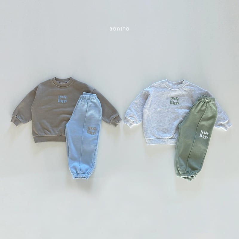 Bonito - Korean Baby Fashion - #babyoninstagram - More Funs Top Bottom Set - 3